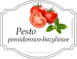 Pesto z pomidorów i bazylii wersja 2