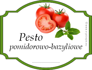 Pesto z pomidorów i bazylii wersja 3